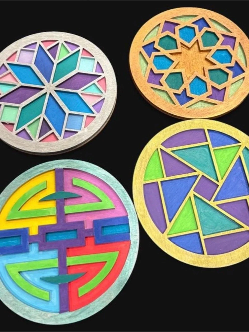 Hand Painted set round
